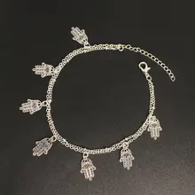 Новые продукты, серебряный ножной браслет, украшения для ног, модный простой маленький ножной браслет в европейском и американском стиле, женский пляжный ножной браслет K105