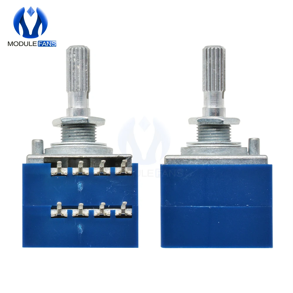 Rotary Potentiometer 100K LOG ALPS RH2702 Audio Volume Control Stereo W Loudness rotary potentiometer,adjustable resistor,electronic components