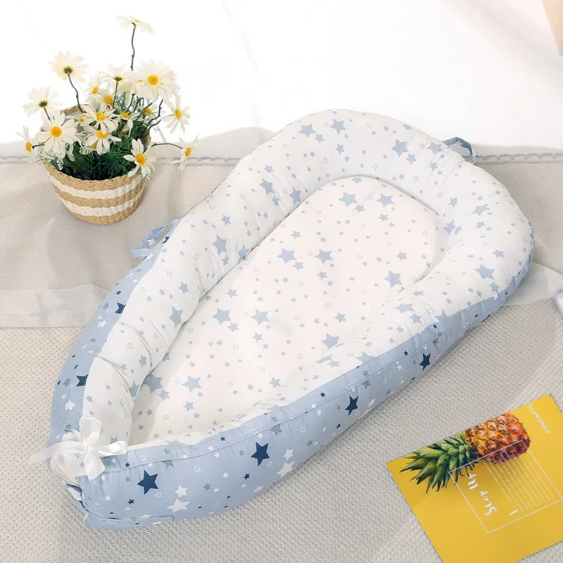 Baby Nest Bed Portable Removable And Washable Crib Travel Bed Nest Bed Crib Cotton new Crib Travel Bed For Children Infant Kids