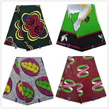 Модный стиль высокое качество Анкара африканская вощеная ткань принтом хлопок голландский воск настоящий воск pagne восковая Ткань 6 ярдов