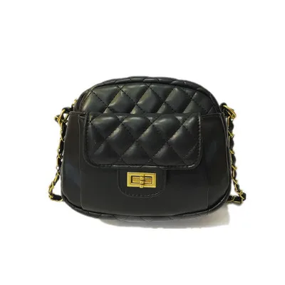 

2019 Small Fragrance Wind Rhombic Chain Bag Female Casual Wild Shoulder Diagonal Package Leather Bag Ladies Bag Luxury Bag