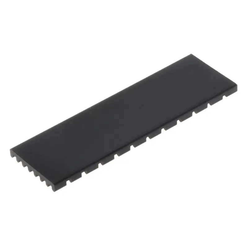 Черный радиатор теплоотвода M.2 NGFF Охлаждающий тепловые прокладки для 2280 PCI E NVME