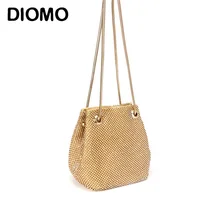 DIOMO роскошные женские вечерние сумки ручной работы дамские бриллиантовые мини-кошельки Ручная Сумка Высокое качество маленькая сумка на плечо
