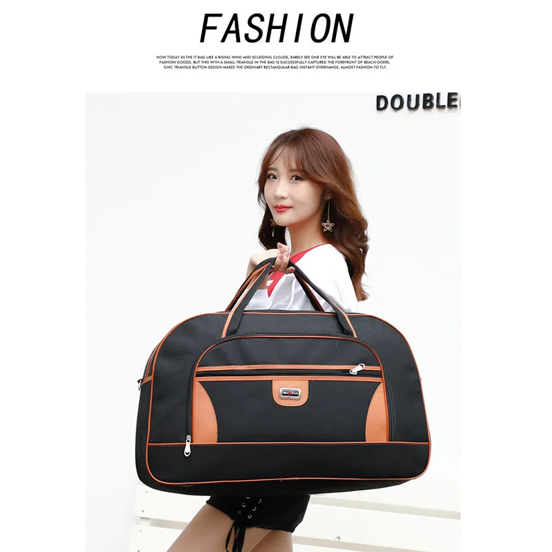 Tanie Moda damska duża torba podróżna wodoodporna podróż służbowa lekka torebka Vintage, odporna na wstrząsy torba podróżna z motywem Quitte torby dla kobiet