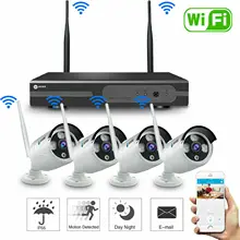 SmartSF 8CH 1080P NVR Wireless Security Camera System Indoor Outdoor WiFi CCTV outdoor wireless camera Video Surveillance Kit