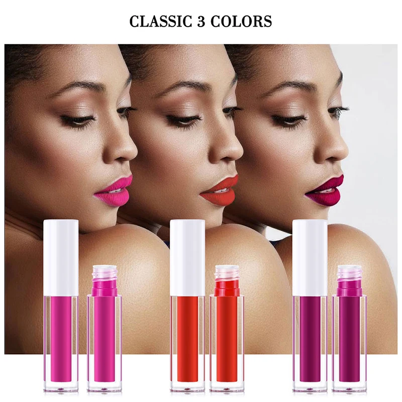 ibcccndc New Kiss Proof Lip Gloss Matte Mist Lipstick Lasting Moisturizing Color SZ01257