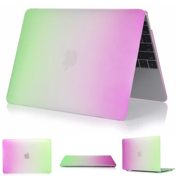 

Rainbow Laptop Case For Macbook 12" A1534 Professional protection cover shell 2015 2016 2017