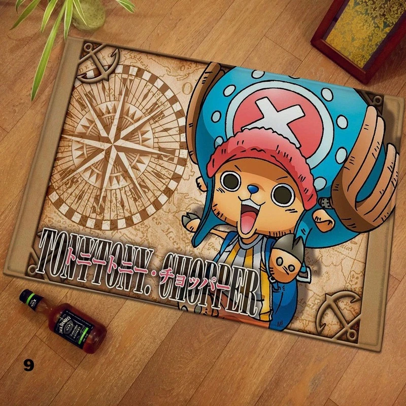 Tapis De Sol Imprime Dessin Anime One Piece Luffy Tony Chopper Roronoa Zoro Sanji Paillasson Antiderapant Pour Chambre A Coucher Cuisine Salon Aliexpress