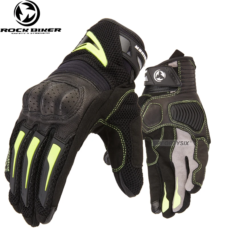 Summer motorcycle gloves, racing gloves, carbon fiber breathable gloves, vintage leather gloves, motorcycle gloves