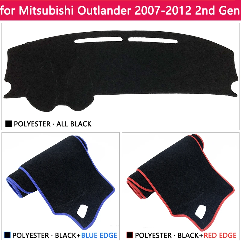 Для Mitsubishi Outlander 2007 2008 2009 2010 2011 2012 2nd Gen Противоскользящий коврик ковровые покрытия Зонт приборной аксессуары