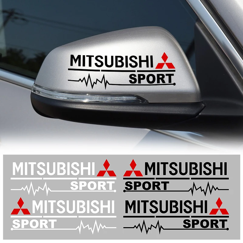 Car Rearview Mirror Decoration Sticker Body Decal Stickers Styling Accessories For Mitsubishi Lancer EX 10 X Outlander ASX Colt |