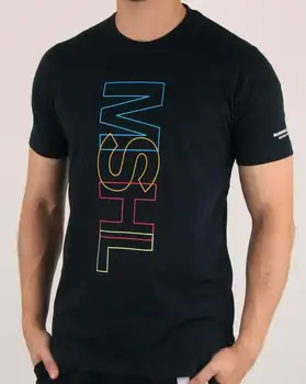 

Marshall Artist Primaire T Shirt In Navy Blue - Short Sleeve Crew Sale Rrp £30