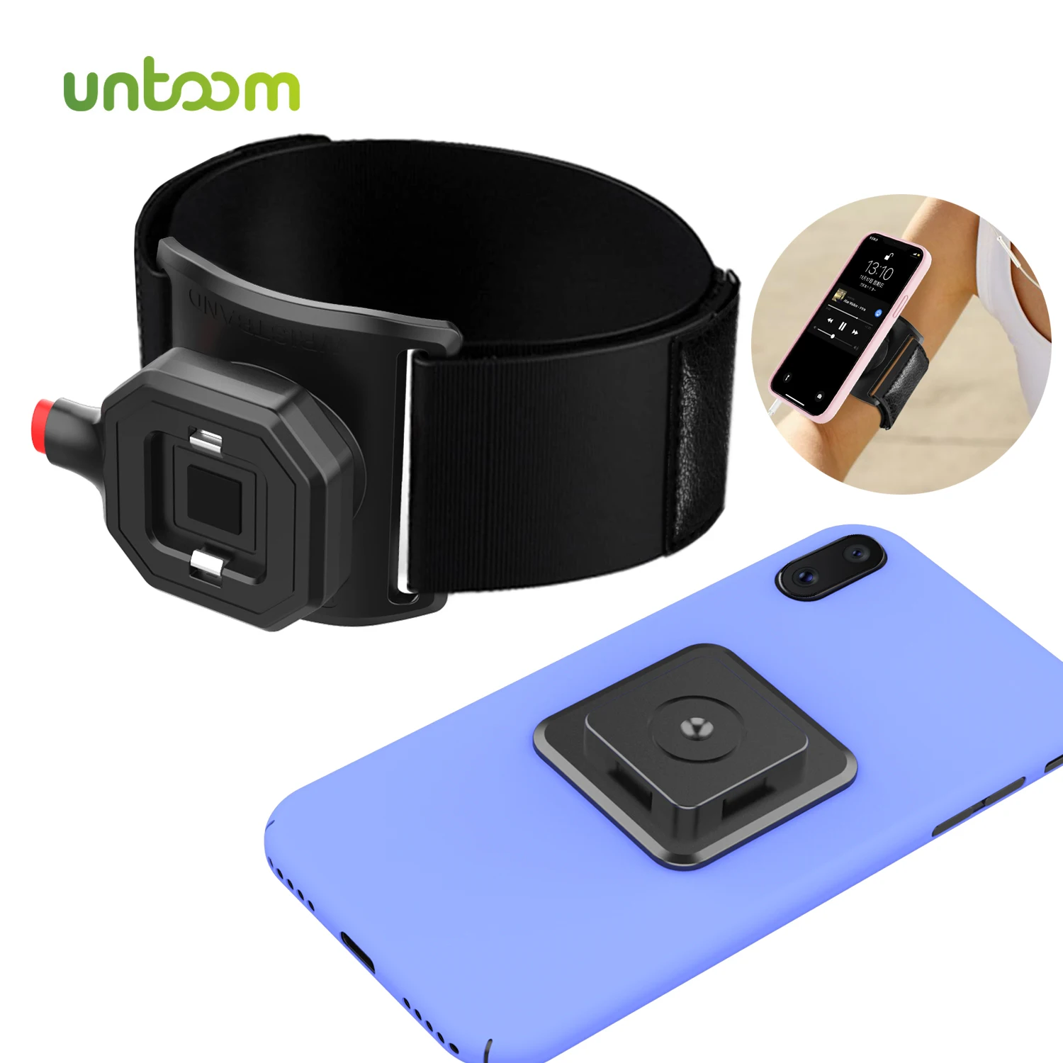 Untoom Universal Running Armband Quick Mount Sports Wristband Supporto Per Cellulare Supporto Per Iphone 13 12 11 Pro Max Xiaomi Samsung