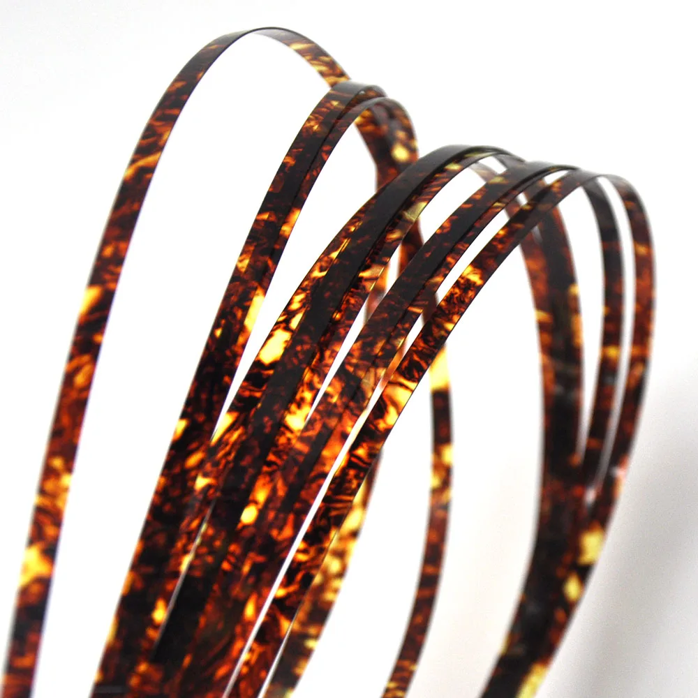 10pcs/lot 5mm X 1000mm Celluloid Strips Guitar Binding Purfling Edging