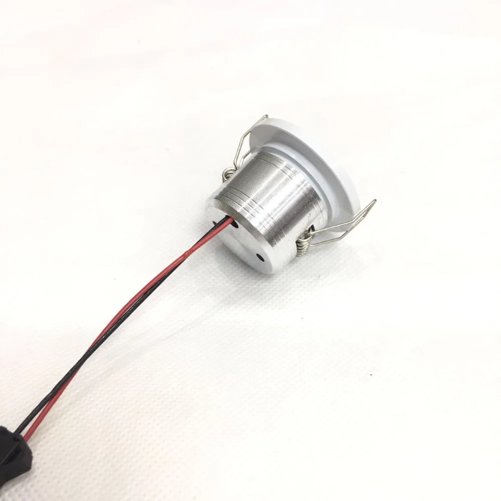 DC12V Светодиодный точечный мини-светильник, 20 шт., лампа для шкафа, 3 Вт, высокая мощность, светодиодное теплое белое Внутреннее освещение