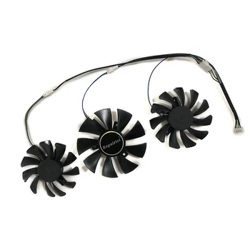 

3pcs/Set GA81S2U GA91S2H Devil HD7870-2G Video Cards GPU Cooler Fan For Powercolor Devil HD 7870-2G Graphics Cards Cooling