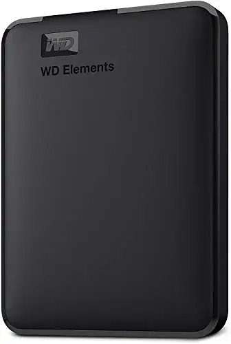 Disco Rigido Esterno Portatile Wd Elements-1 Tb Con Usb 3.0, Colore Nero