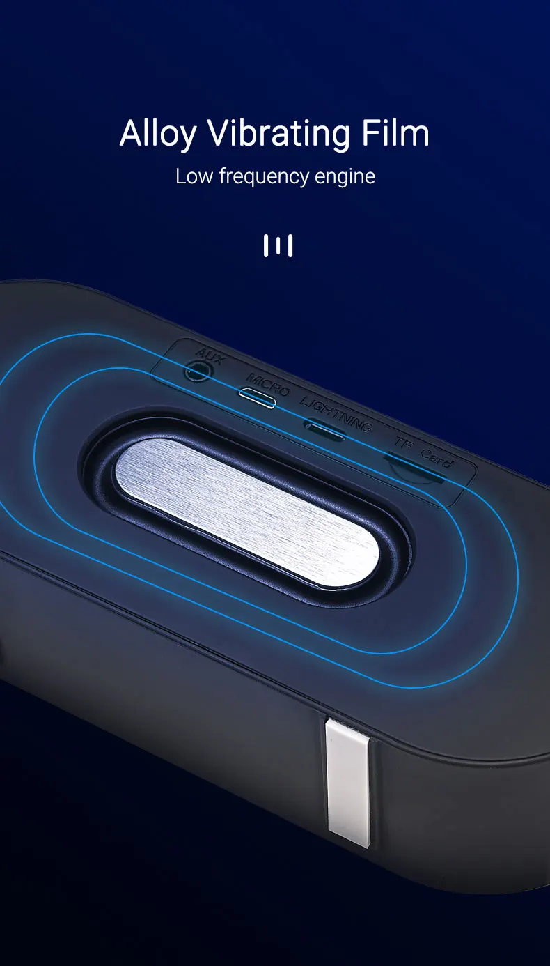 Динамик EARDECO Bluetooth с сабвуфер Hi-Fi Колонка портативный динамик для открытого воздуха музыка беспроводной динамик s громкий динамик бас TF FM
