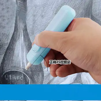 

Handy Eraser Art Office Supplies Drawing Rotated Electric Artist Gifts Pen Erasers Erasers Stationery Gift Student Creative