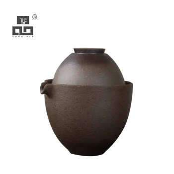 

TANGPIN ceramic teapots with 1 cup portable travel tea sets drinkware