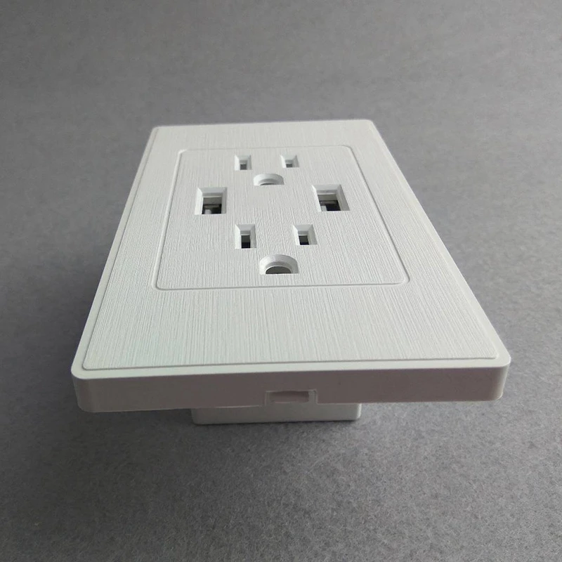 15A Ul American Dual Usb Wall Socket American Standard Power Outlet Us 2.4A Usb Socket Panel Us Plug