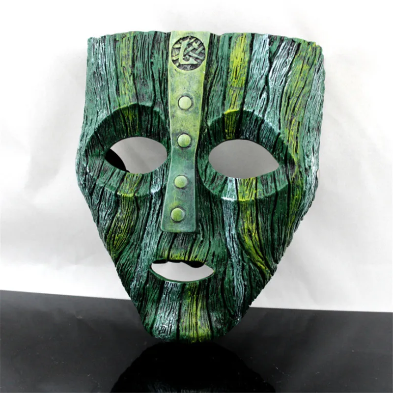 Loki Jim Carrey the mask Vintage Halloween Cosplay Party props Visage Complet Casque 