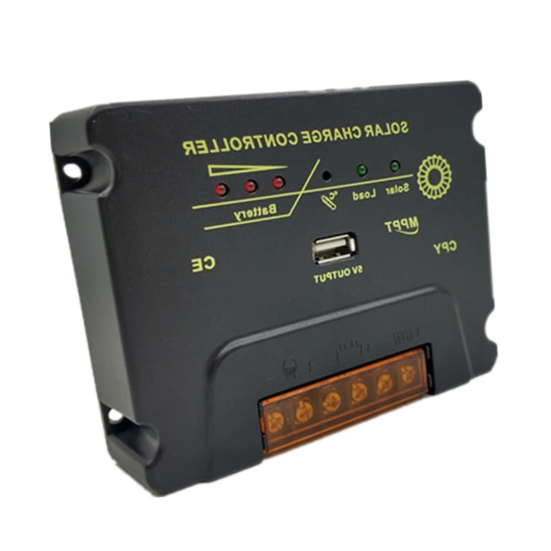 Лучший MPPT Контроллер заряда для фотоэлектрических систем Батарея регулятор USB 5V Выход