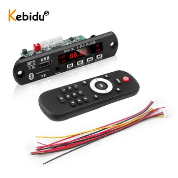 

Car FM Bluetooth Audio Video Decoder Board MP5 Player Support USB TF MP3 WAV Lossless Decoding Car Player For Iphone 11 Xiaomi