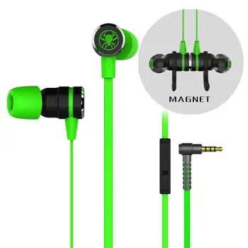 

Plextone G20 Gaming Earphones Magnetic Stereo Double Bass Headphone 3.5mm Connectors 2.2 Meter Cable Memory Foam for PC & Phone