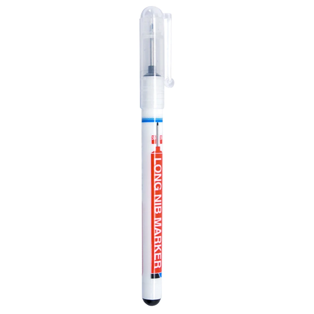 

20mm Water Resistant Multifunction Construction Marker Pen Smudge Proof Long Nib Metal Surface Deep Hole Hardware Processing