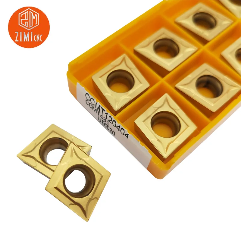 10 шт. CCMT120404 UE6020 карбидная вставка CCMT431 токарный станок с ЧПУ Токарный Инструмент для SCACR/L SCLCR/L SCFCR sclccr держатель инструмента