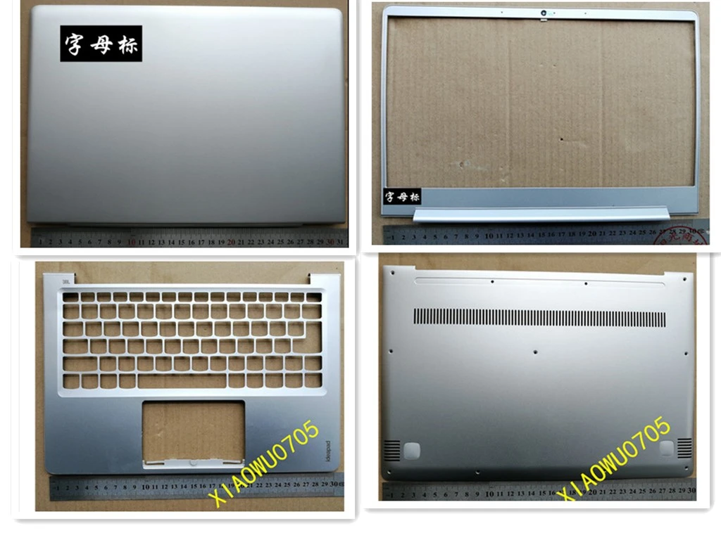 

New Laptop LCD Top Back/Front Bezel/ Palmrest /Bottom Base Case Cover For Lenovo ideapad 710S-13 710S-13IKB 710S-13ISK silver