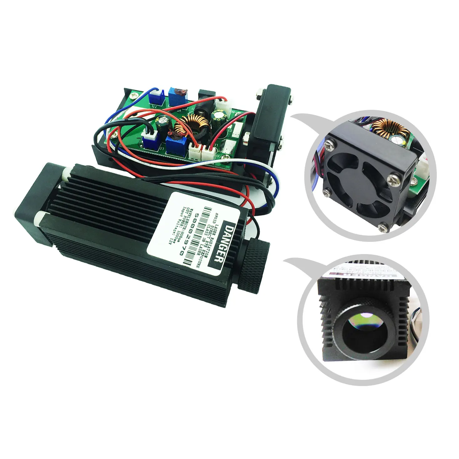 

IR High Power 808nm Infrared Laser Module 1000mW Diode Focusable 1W Lazer with TTL / PWM