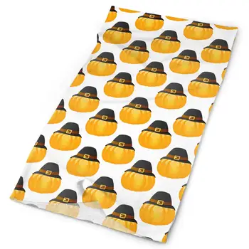 

Thanksgiving Pumpkin Funny Pattern Tube Bandanas Headwear Headband Magic Scarf Face Mask Neck Gaiter