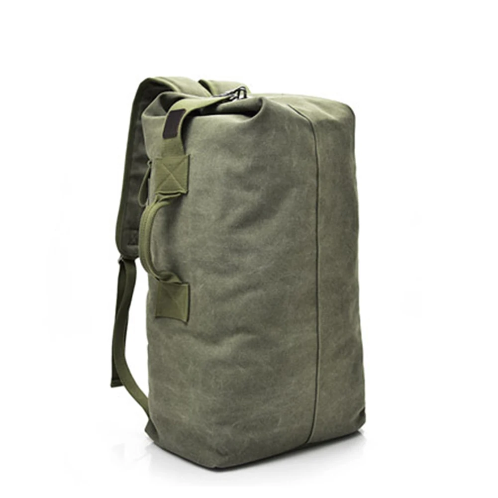 

Men Canvas Hiking Bag Multi-use Travel Luggage Large Capacity Outdoor Exercise Backpack Fabala Durable