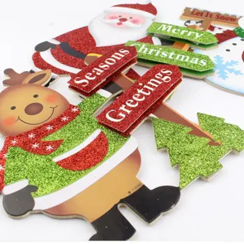 

New Christmas Decorations Wooden Desktop Small Ornaments for Home Office Bedroom Desktop Decoration Birthday Gift for Kids Frien
