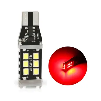 

T15W16W 2835 Super Bright 15 Smd Car Tail Bulb Brake Xenon Backup White Yellow Auto Red Reverse Lamp Lights Lights Signal A L8J3