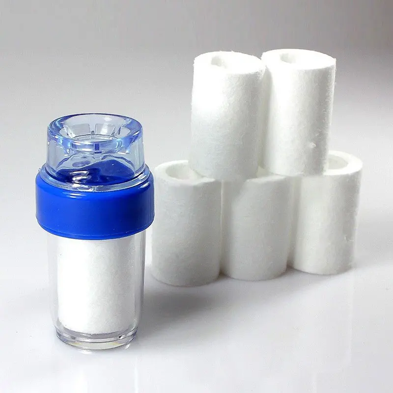 Faucet Replacement Purifier Filters+5 Tap Bathroom Kitchen Free Hot Water Saving Filter Activated Household Clean Plug New