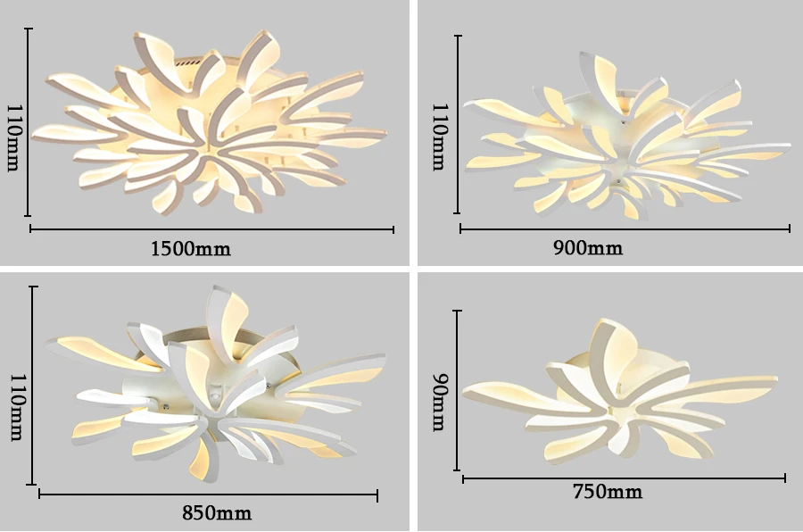 New Arrival two colors Modern Led Chandelier For Living Room Master Room Bedroom Fixtures AC220V Chandelier Fixture