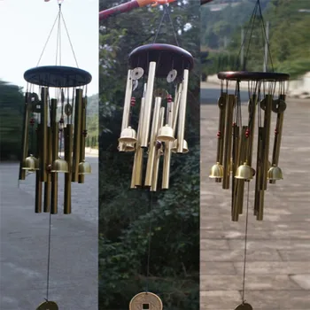 

Outdoor Living Wind Chimes Yard Garden Tubes Bells Copper Antique Windchime Wall Hanging Home Decor Decoration wind chimes