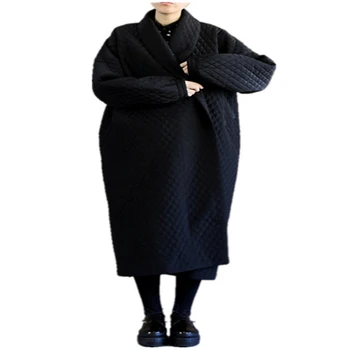 

2019 Women new arrival Fall / Winter Padded Warm parka Long design Maxi down coat robe design Casual Outerwear
