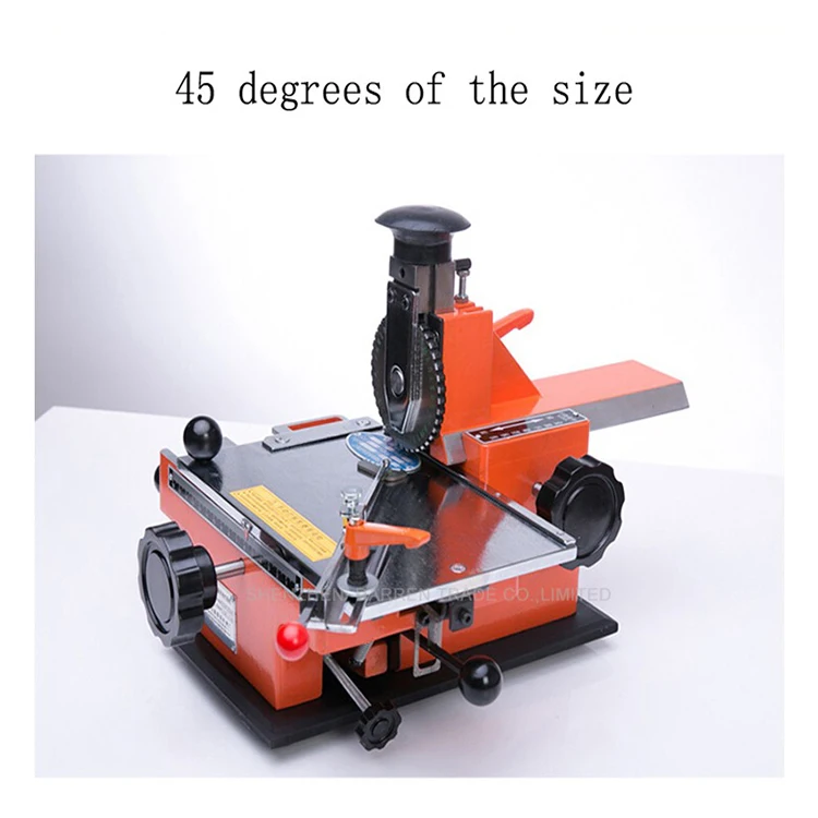 YK-A01 Semi-Automatic Manual Marking Machine Aluminum Labeling Coding Machine Eq