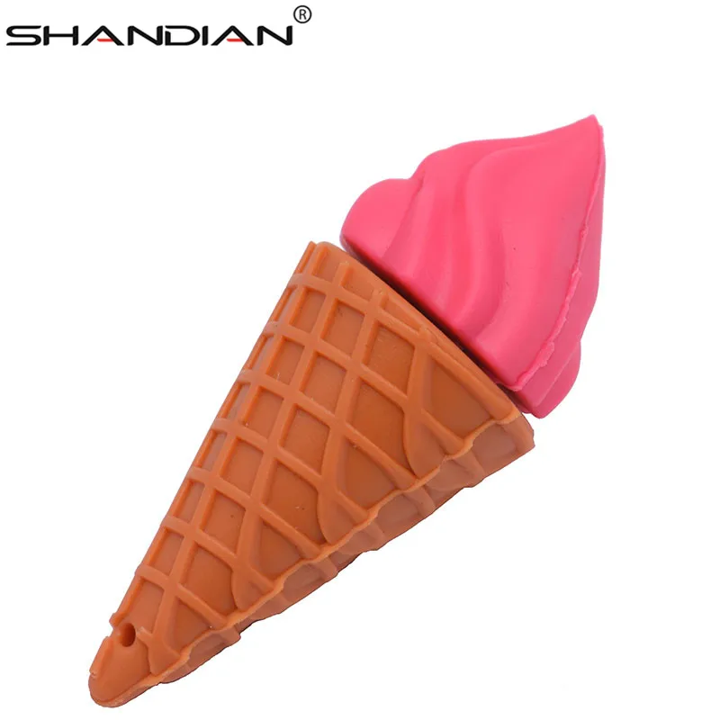 SHANDIAN usb флеш накопитель с рисунком картофеля фри милый 4 ГБ 8 16 32 64 карта памяти