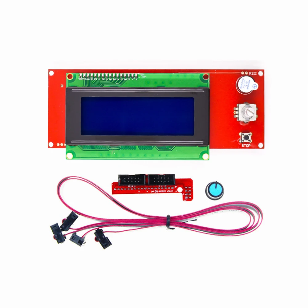 CNC 3d Принтер Комплект для Arduino Mega 2560 R3+ RAMPS 1,4+ lcd 2004+ A4988 шаговый драйвер