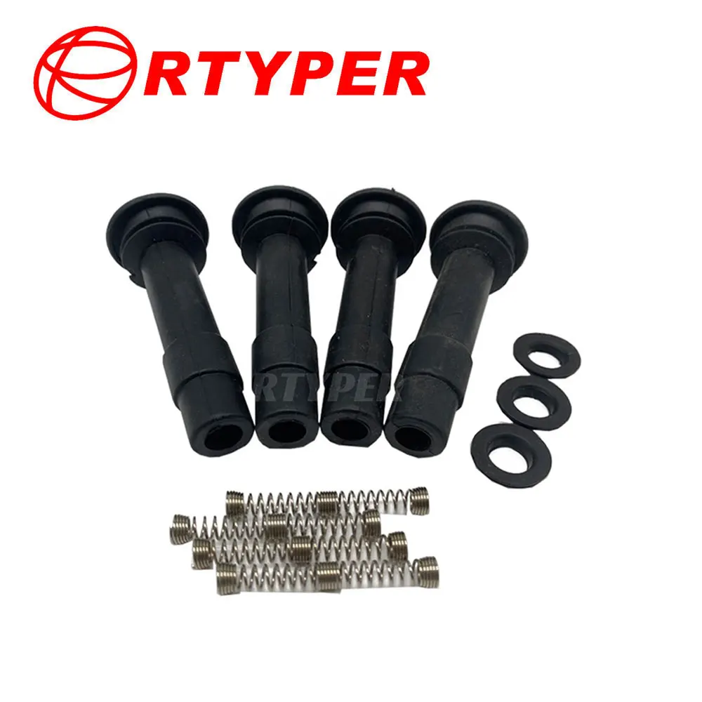

4 Pcs 0986221039 CE1000012B1 19005212 1208307 Ignition Coil Rubber Boots R26237