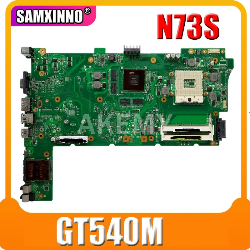 Для ASUS N73S N73SV N73SM материнская плата для ноутбука GT540M видеокарта Mianboard | Компьютеры