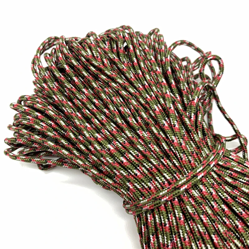 10yards/Lot 3mm Cord Rope Parachute Lanyard Rope For Climbing Camping Survival Equipment Paracord Bracelet Mask Lanyards