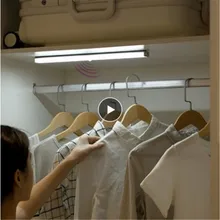 3 Вт под шкаф светильник яркий шкаф датчик движения светодиодный энергосберегающий спальня кухня PIR Авто Вкл/Выкл светильник Кемпинг работа