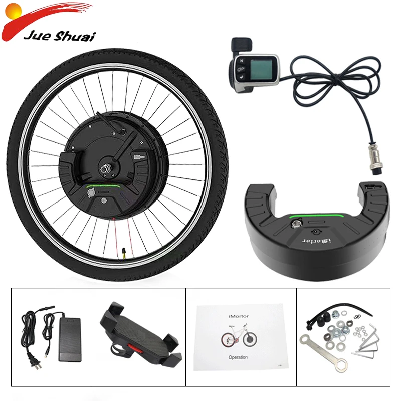Zestaw Ebike iMotor3.0 z baterią litową 7.2Ah do roweru szosowego MTB koło silnikowe zestaw do konwersji roweru elektrycznego bicicleta eletrica Zestaw Ebike iMotor3.0 z baterią litową 7.2Ah do roweru szosowego MTB koło silnikowe zestaw do konwersji roweru elektrycznego bicicleta eletrica