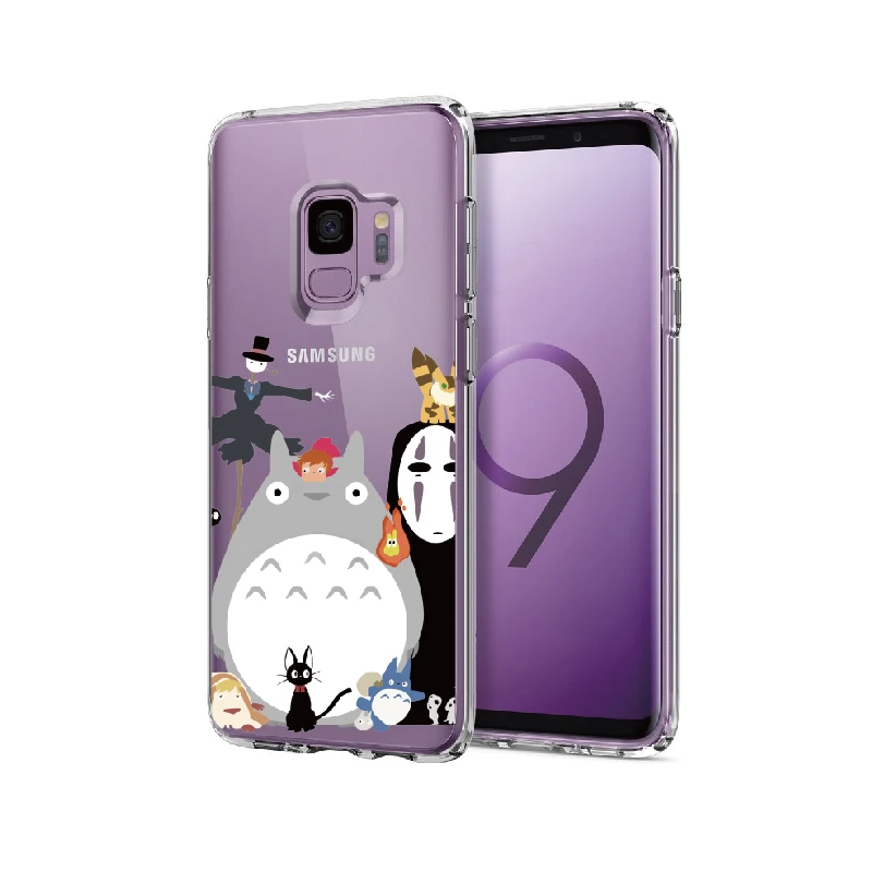 Тоторо Унесенные призраками Ghibli Kaonashi для samsung Galaxy Note 8, 9, 10, A7 A8 S8 S9 S10 Plus мягкий TPU crystal прозрачный защитный чехол